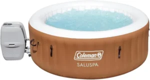 Aufblasbarer Whirlpool Rund – Tragbarer Outdoor-Spa